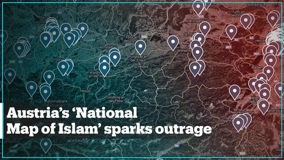 Austria's 'National Map of Islam' sparks outrage