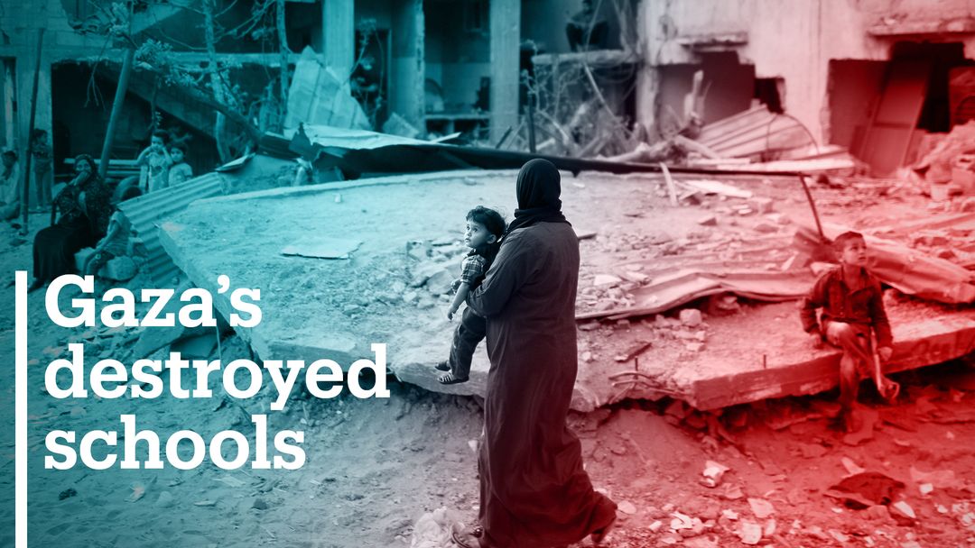 Israeli bombards dozens of schools in beseiged Gaza