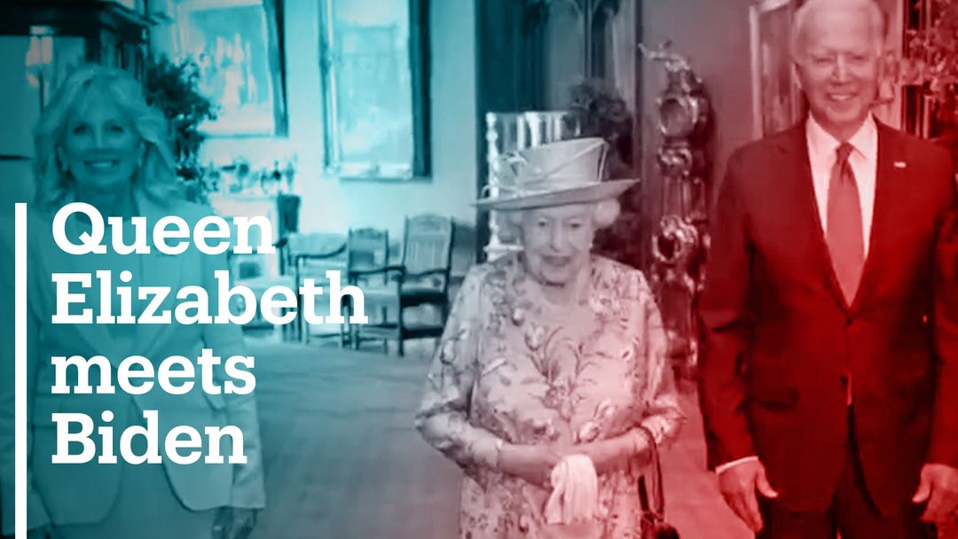 Queen Elizabeth meets Joe Biden at Windsor Castle