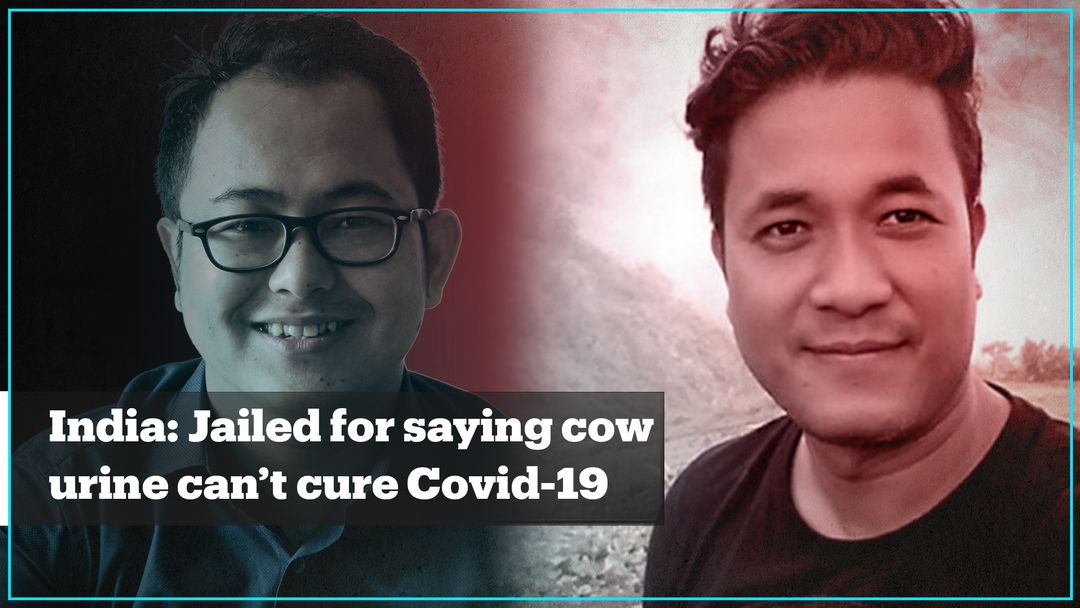 In India, 2 men are in jail for saying cow urine can’t cure Covid-19