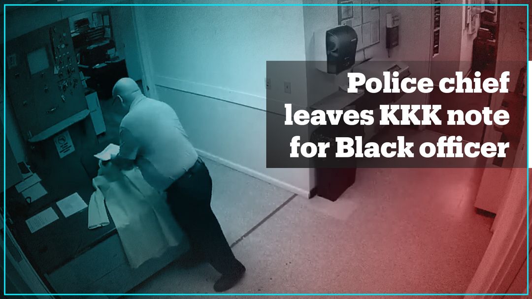 Ohio police chief caught placing KKK note on Black officer’s desk