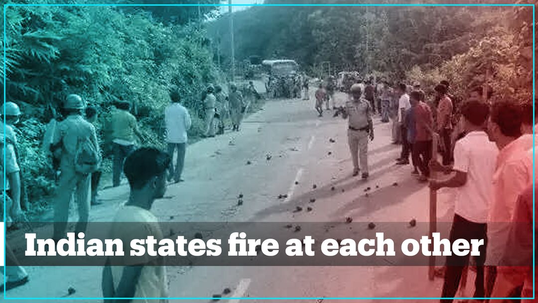 Why are the Indian states of Assam and Mizoram firing at each other?