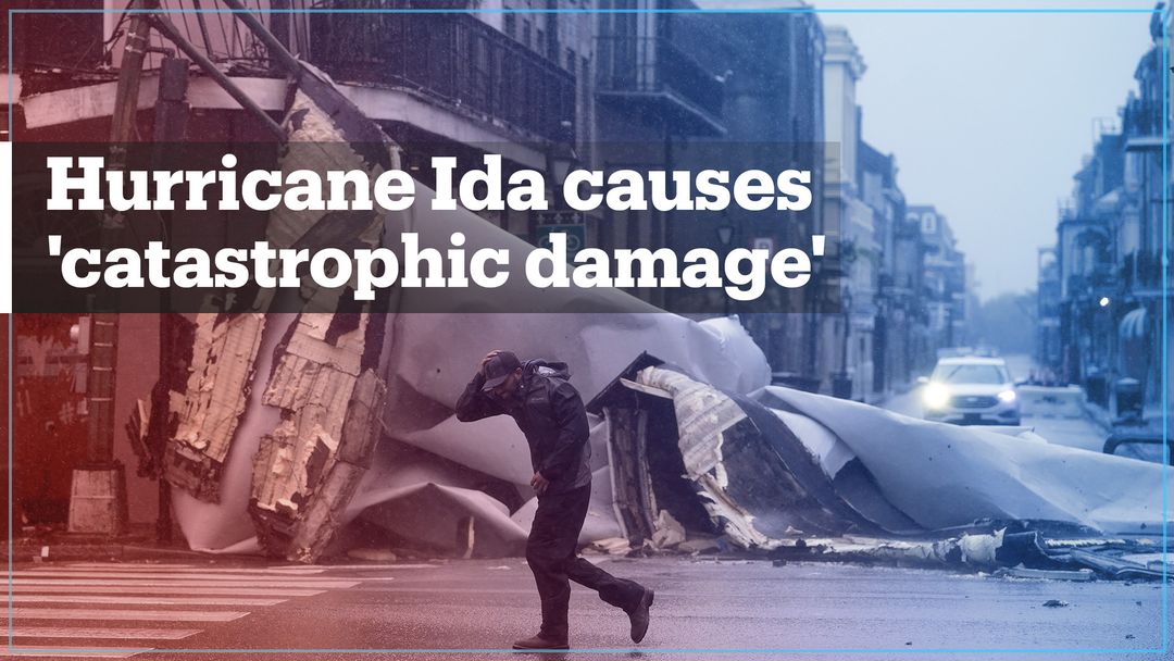 The aftermath of Hurricane Ida in the US