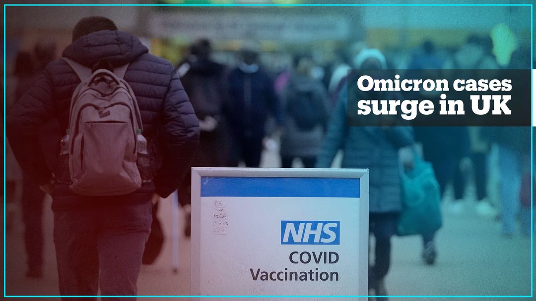 More than 10,000 cases of Omicron reported in the UK