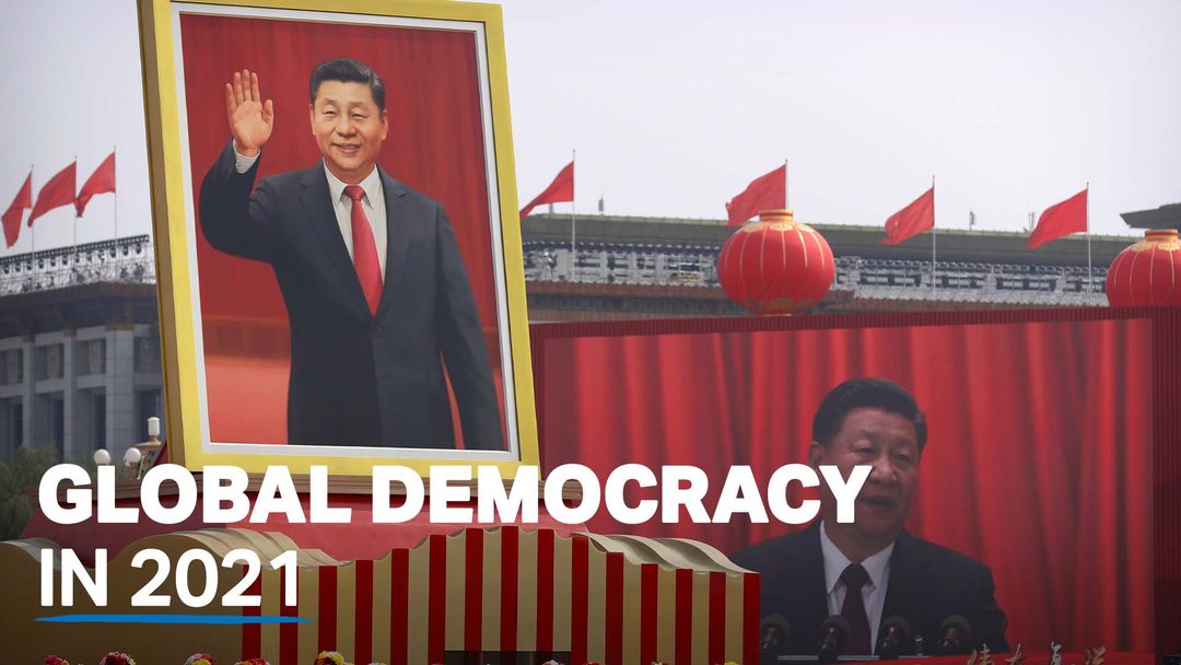 Report finds out 53% of all countries have authoritarian regimes