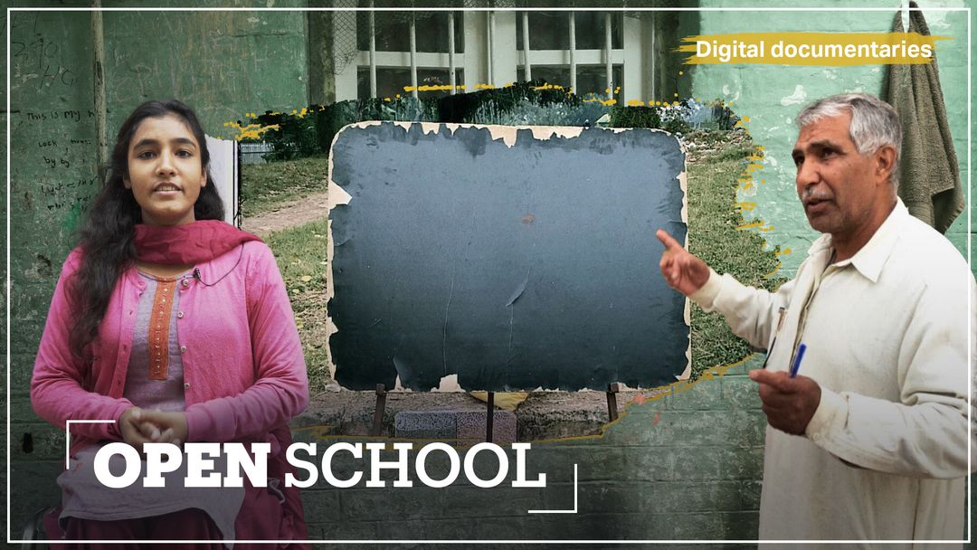 An open school for underprivileged children in Pakistan