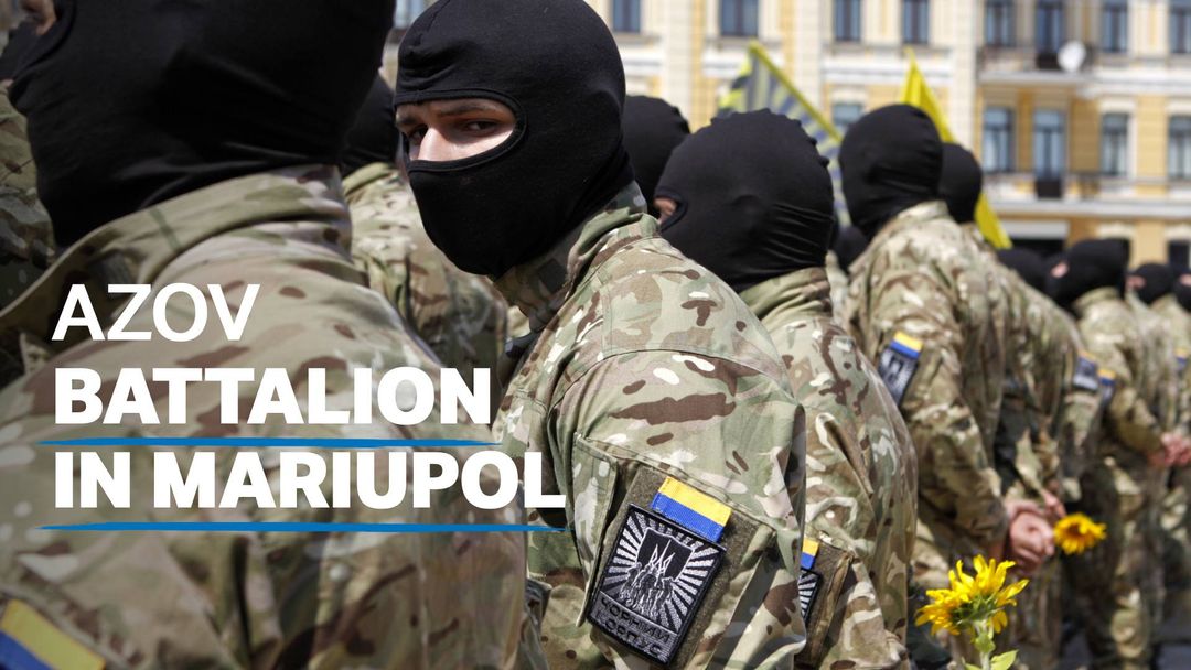 Azov Battalion holed up inside Mariupol's steel complex