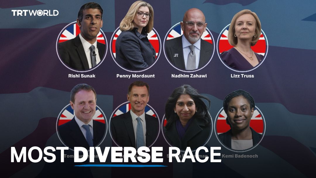 Leadership race most diverse in British history