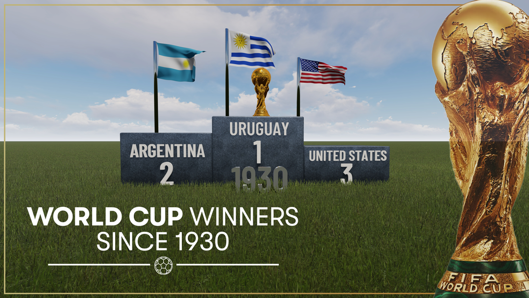 World Cup winners since 1930
