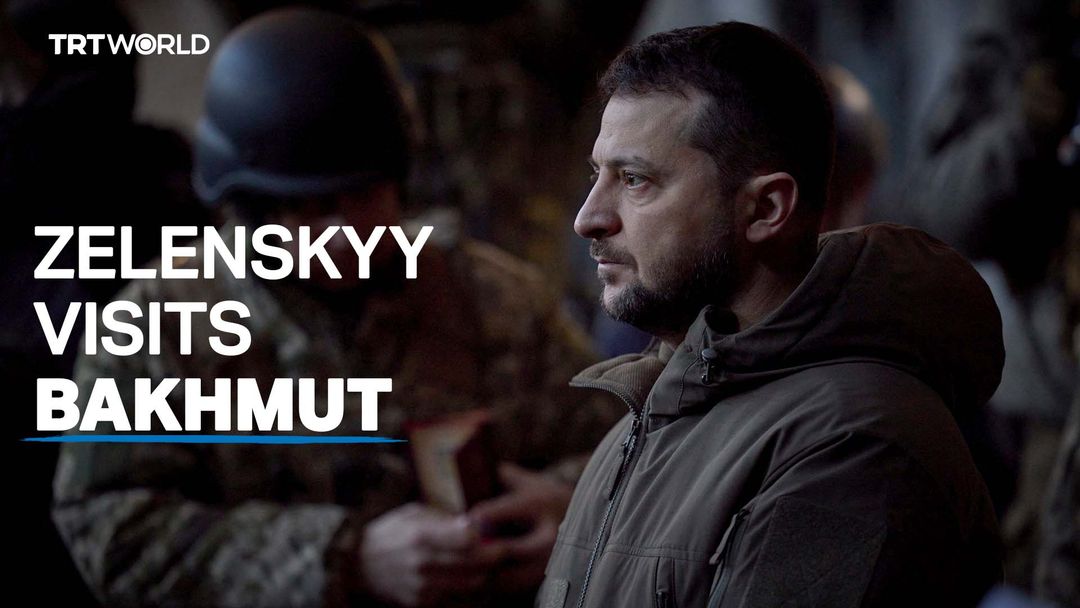 Zelenskyy makes unannounced visit to frontline city of Bakhmut