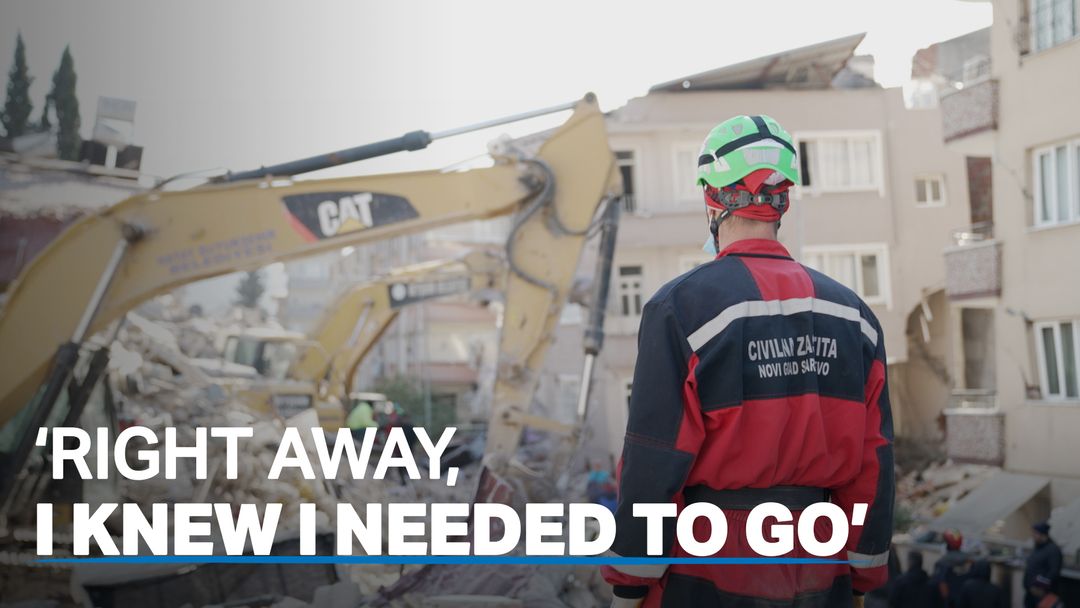 Bosnian volunteer rescue team rushes to help quake-hit Türkiye
