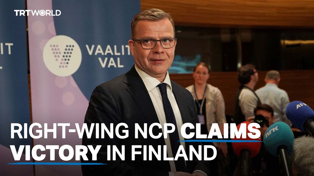 Finland's right-wing National Coalition Party claims election victory