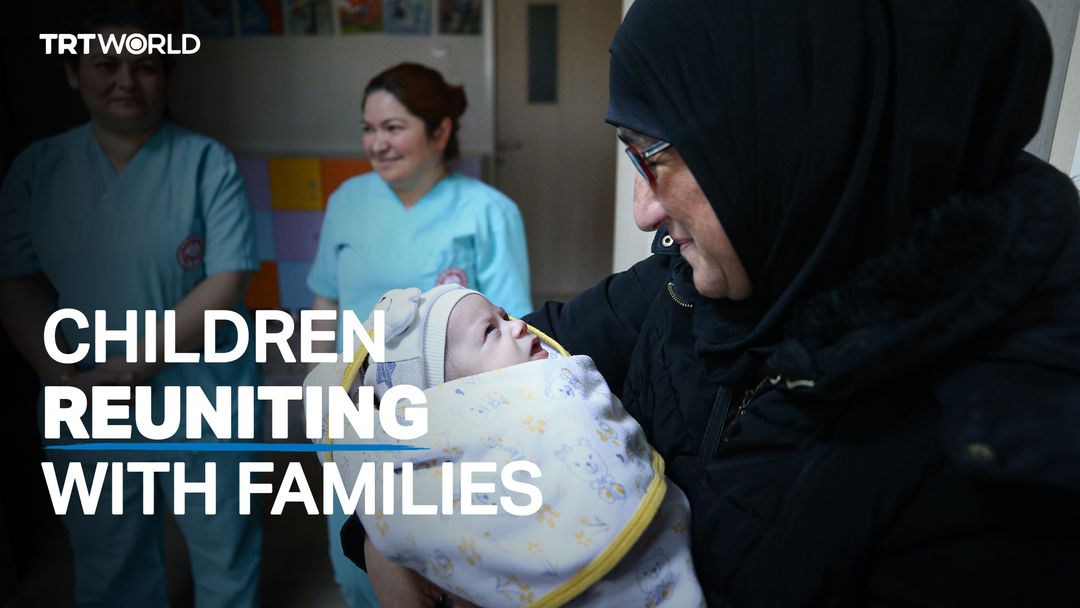 At least 1,650 children reunited with families after Türkiye earthquakes