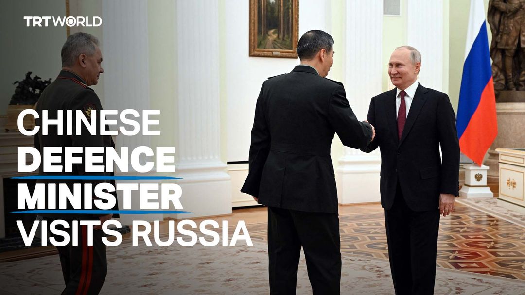 Putin meets China's defence minister Li Shangfu in Moscow