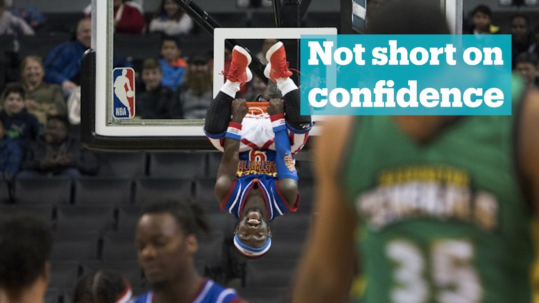 'Hot Shot' the dwarf basketball player