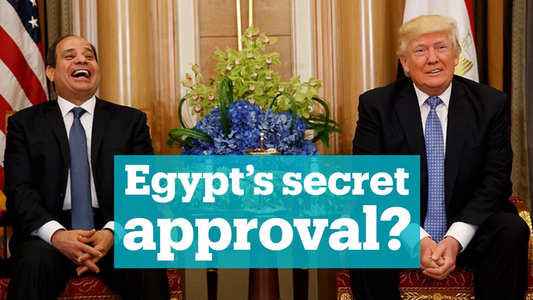 Egyptian TV hosts told to convince public about Trump's Jerusalem move