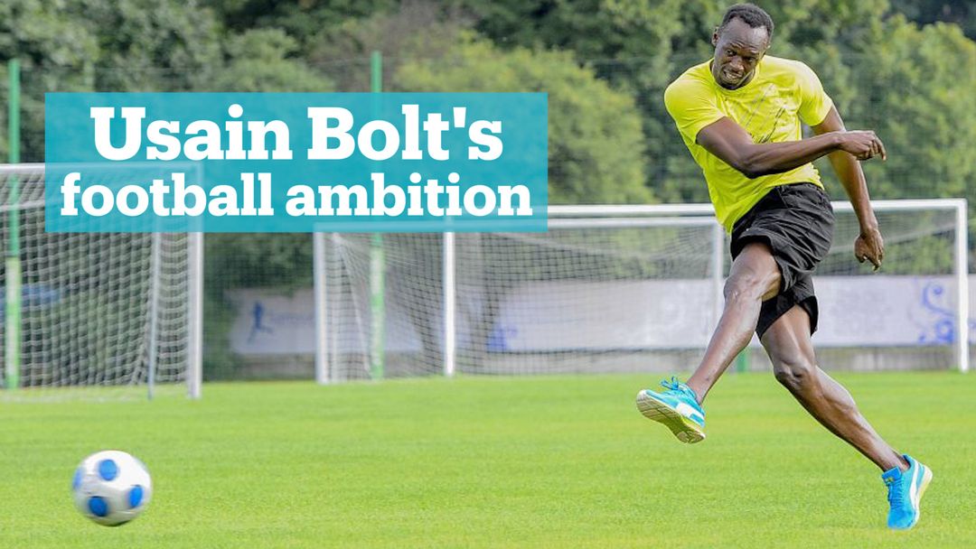 Usain Bolt has eyes on football career