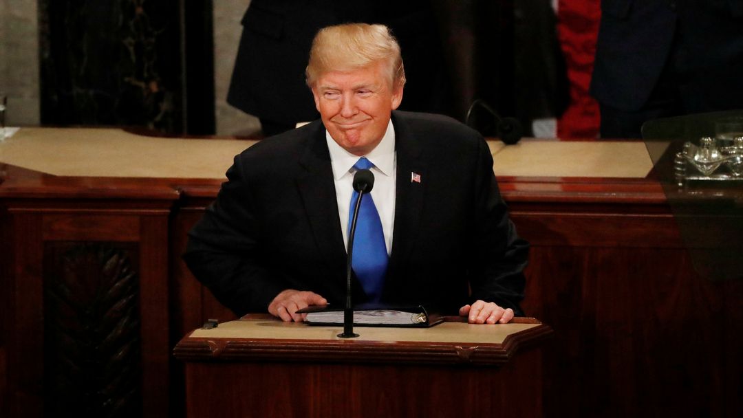 The Trump Presidency: Trump gives first State of the Union address