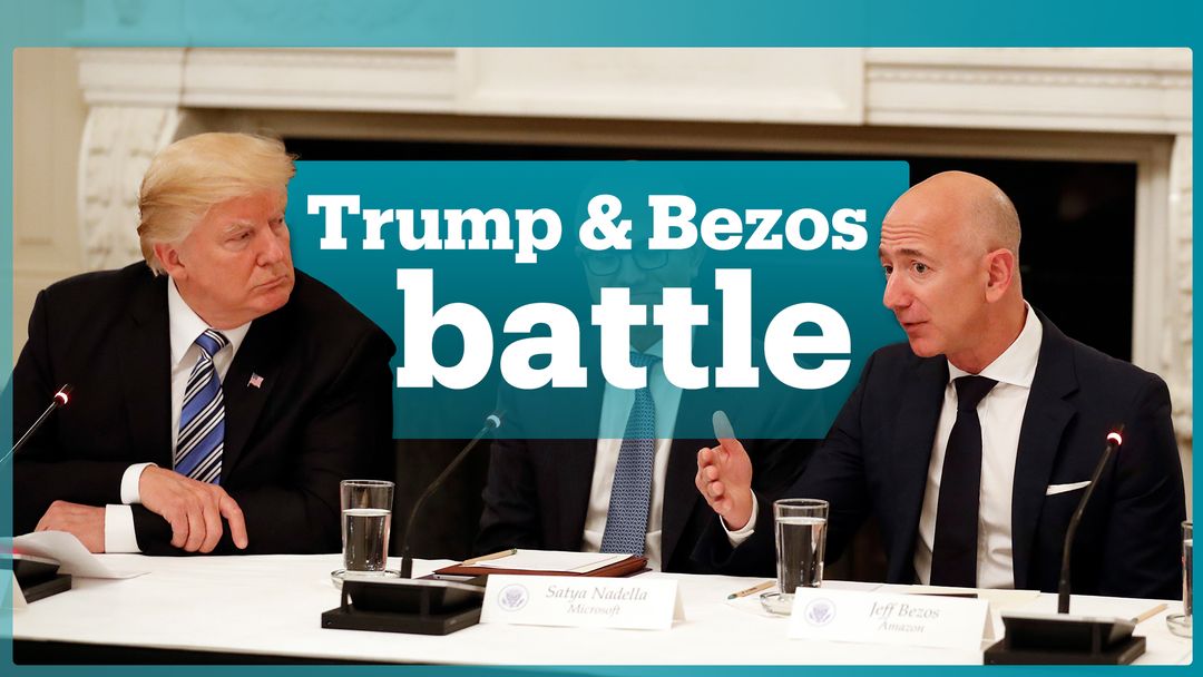 President Trump criticises online retail giant Amazon for paying little or no taxes