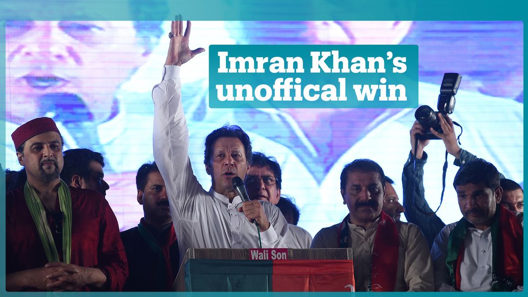 Unofficial results show Imran Khan has the lead in Pakistan elections