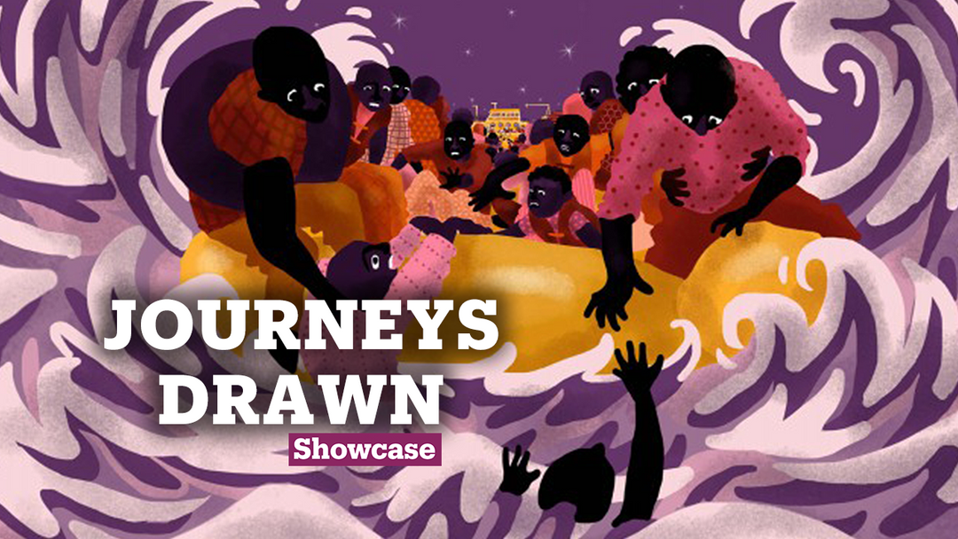 Journeys Drawn: Illustration from the Refugee Crisis | Exhibitions | Showcase