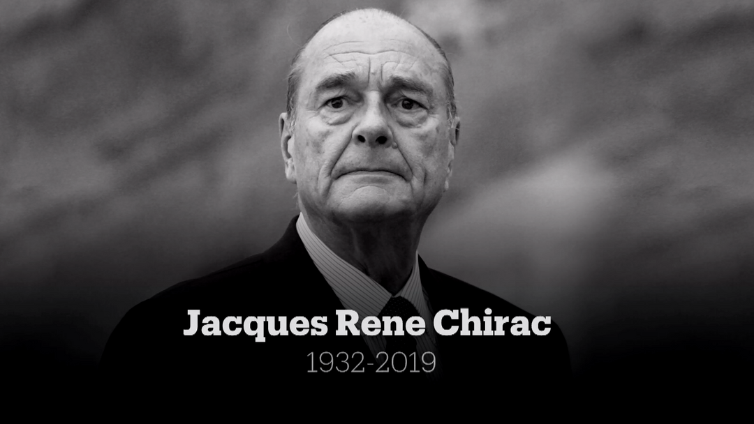 Jacques Chirac: 1932-2019 - Former president of France dies aged 86