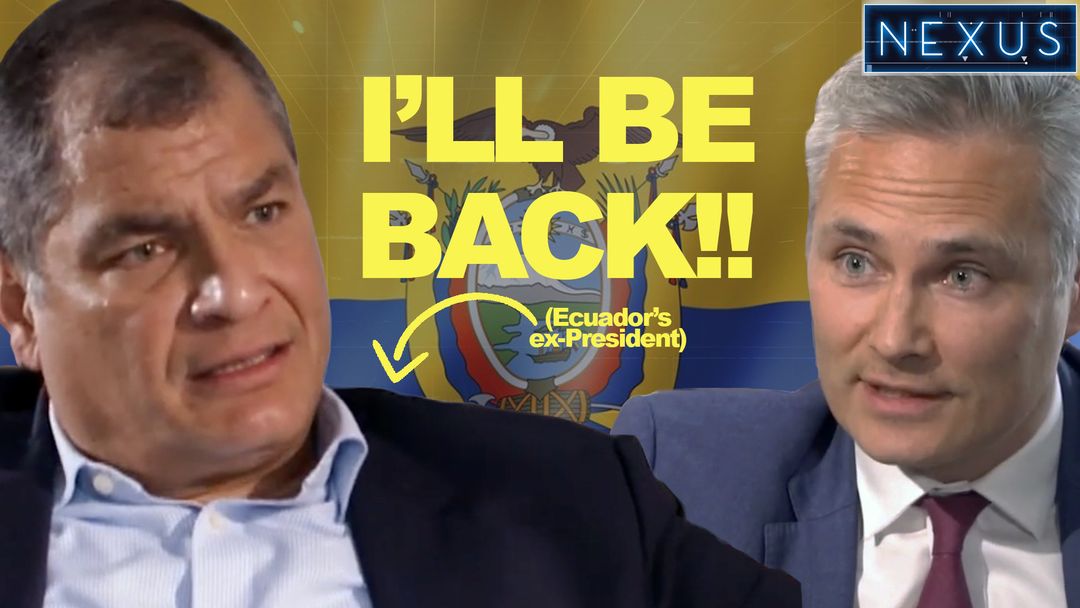 I'LL BE BACK! Ecuador's ex-President, Rafael Correa, says he could run again!!