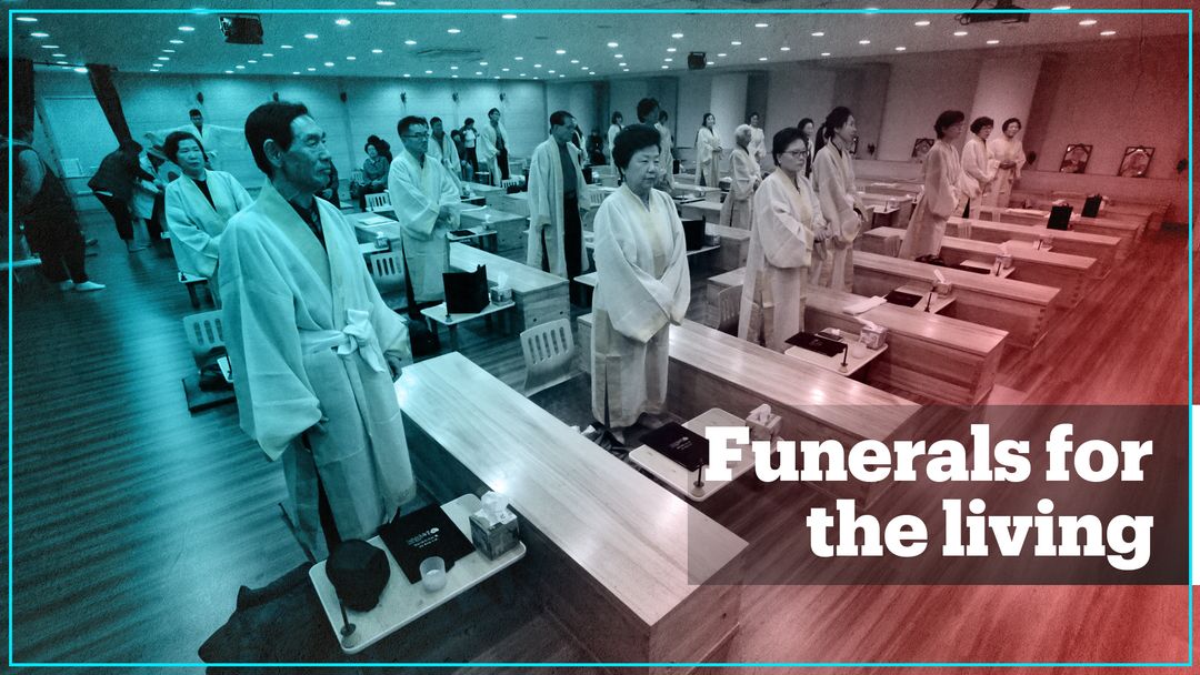 Funerals for the living in South Korea