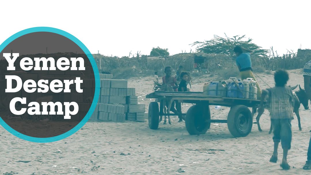 The War in Yemen: Displaced Yemenis face aid crisis in desert areas