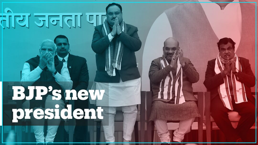 Who is the new president of India’s ruling BJP?