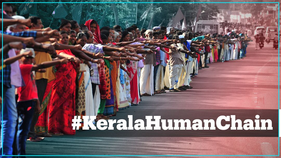Millions form human chain to protest 'anti-Muslim' law in India