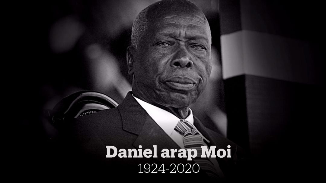Former Kenyan president Daniel arap Moi has died