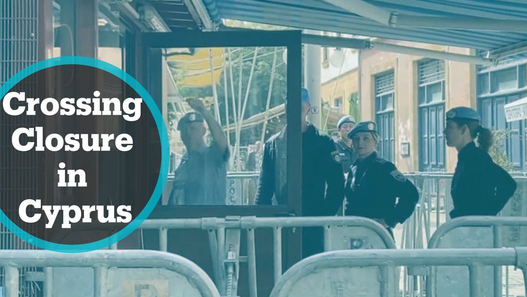 Dispute over border crossing closure in Cyprus