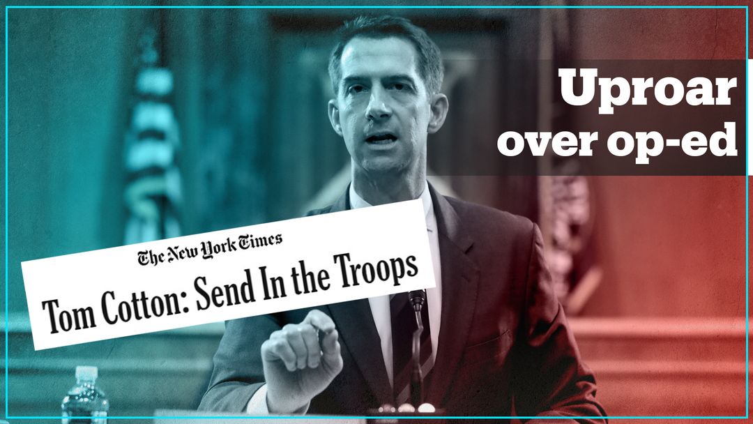 Anger over New York Times ‘Send in the Troops’ op-ed