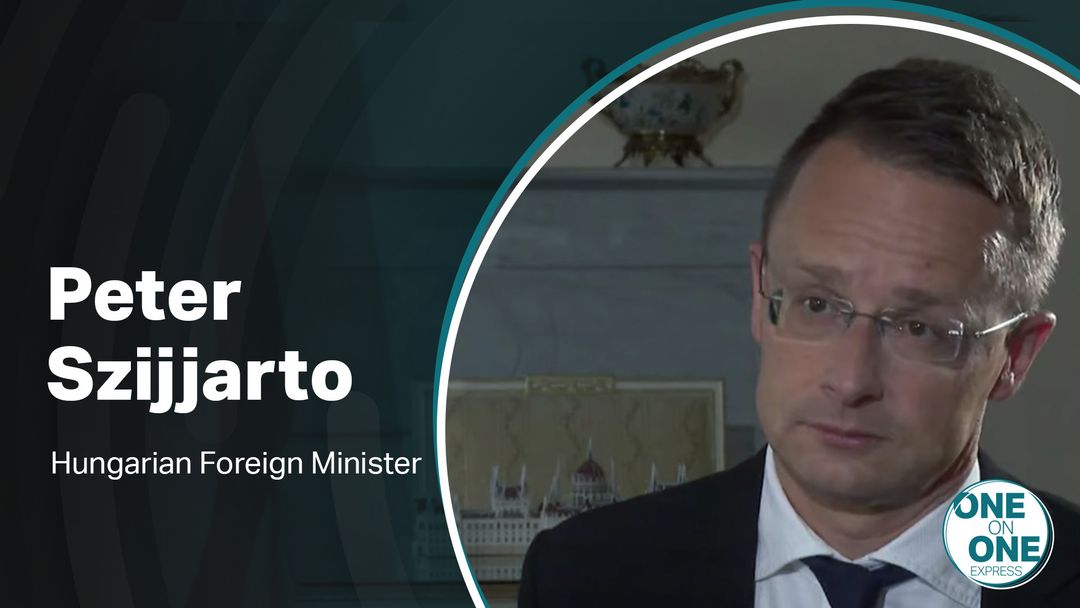 One on One interview with Hungarian FM, Peter Szijjarto