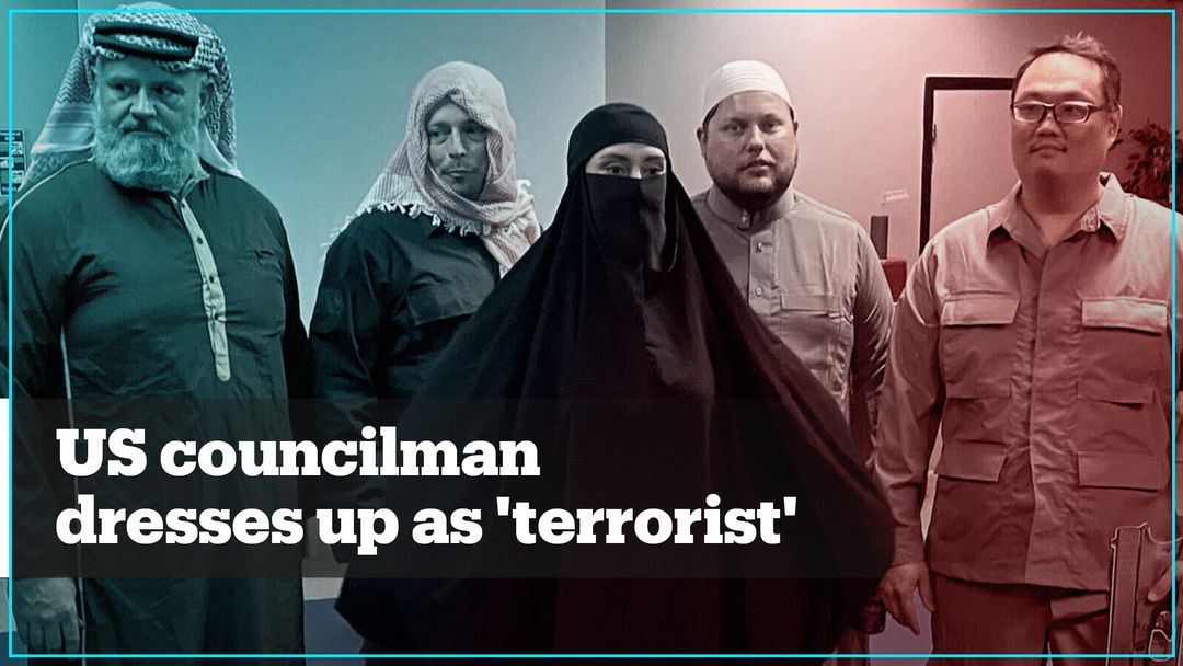 US councilman dresses in traditional Arab attire to play ‘terrorist’
