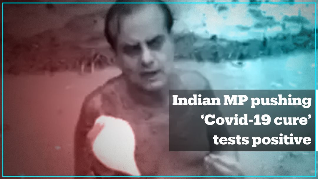 Indian MP tests positive after claiming mud baths provided Covid-19 immunity
