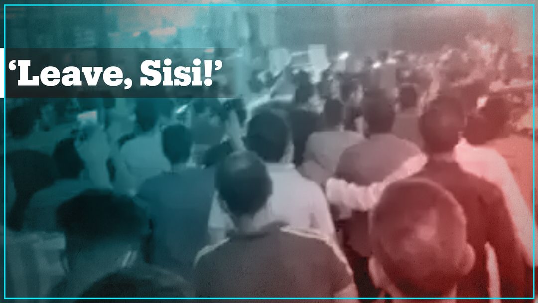 Egyptian protesters call on Sisi to step down