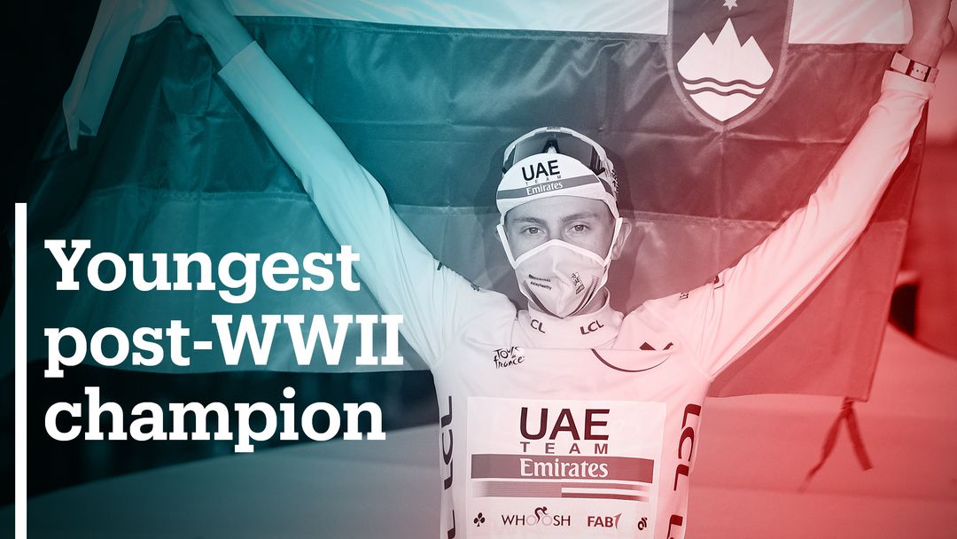 Pogacar first Slovenian and youngest post-World II champion