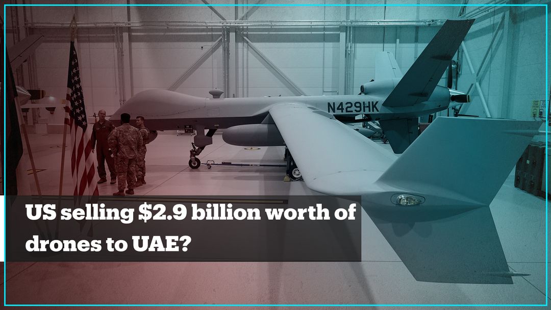 US plans to sell $2.9 billion worth of armed drones to UAE – report