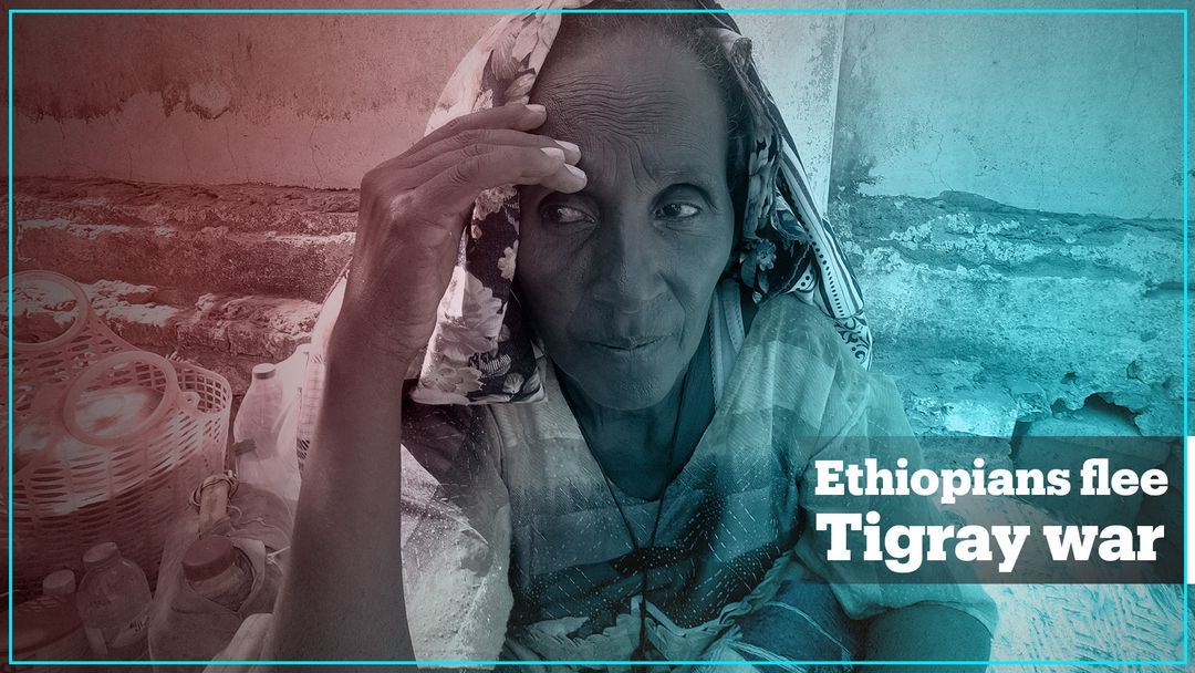 Ethiopians flee from Tigray conflict to Sudan