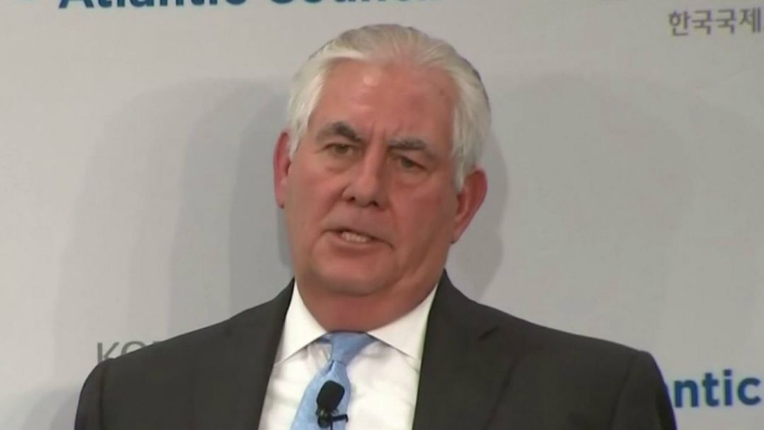 Korea Tensions: Rex Tillerson offers talks without conditions