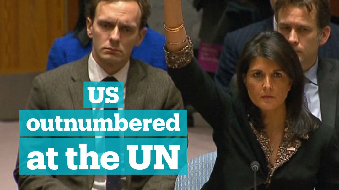 US outnumbered on Jerusalem at the UN