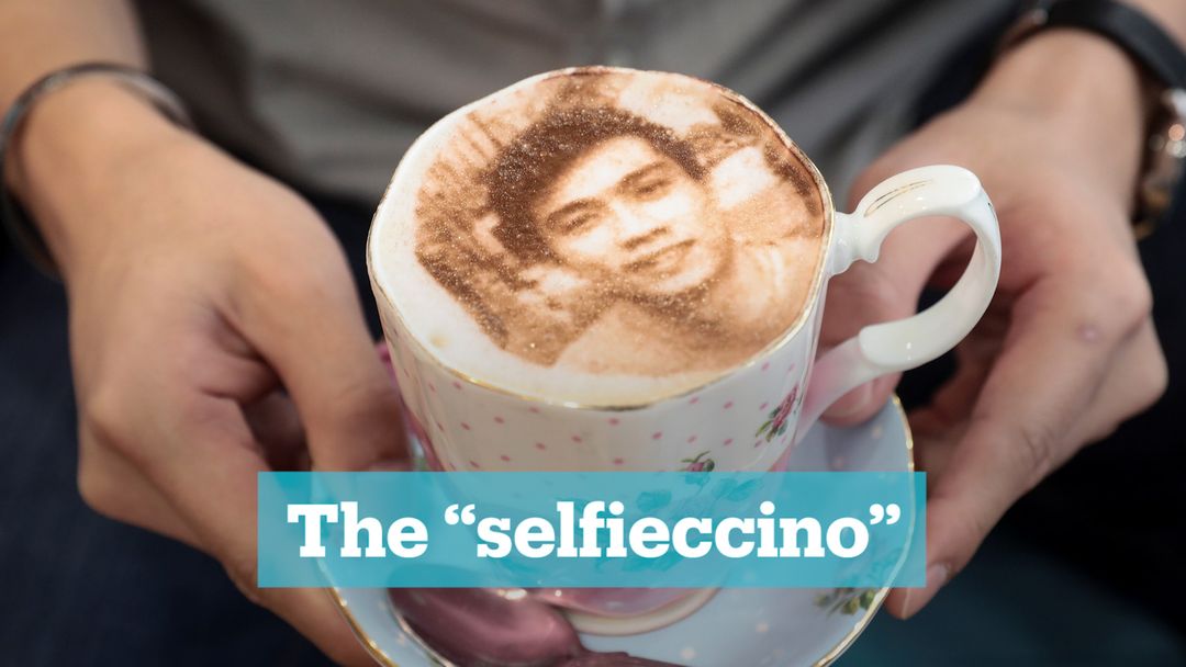 A cafe in London is taking barista art to a new level