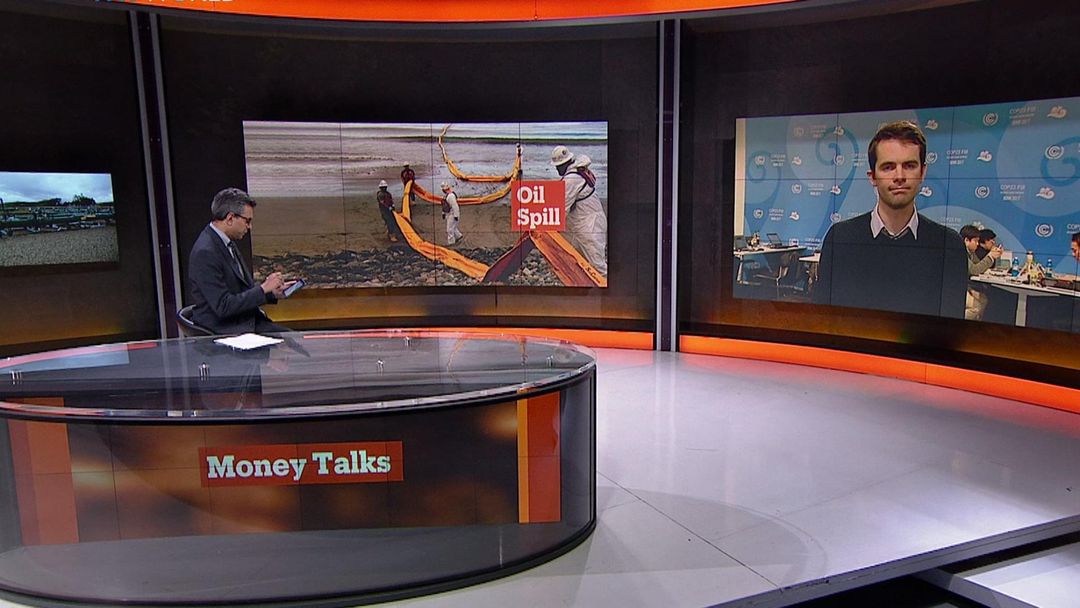 Money Talks: Trans-Canada's Keystone pipeline leaks oil in South Dakota