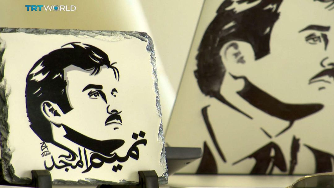 Interview with Ahmed Al-Maadheed on his painting of the Qatari Emir