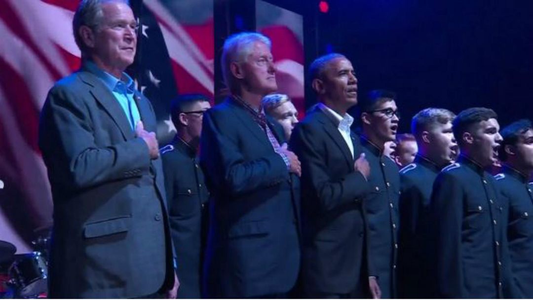 US Hurricane Relief: Five former presidents appear at concert