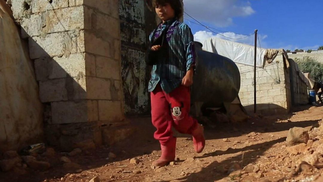 The War in Syria: Refugees fleeing Raqqa shelter in Idlib camp