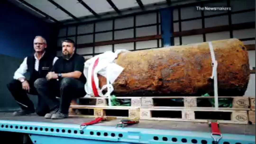 Picture This: Massive WW2 bomb found