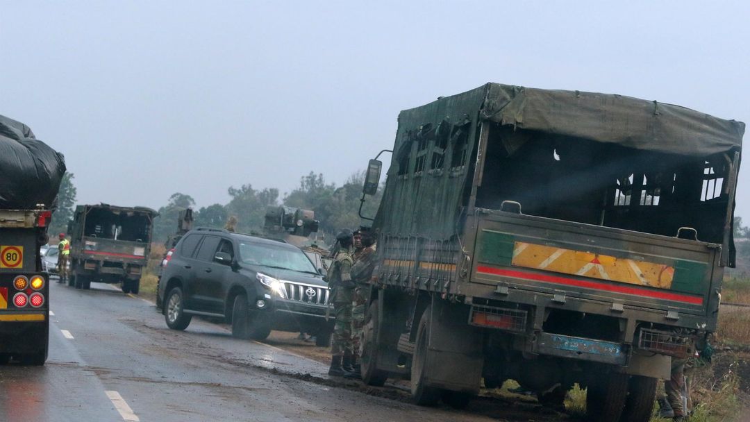 Zimbabwe Power Play: Soldiers take over Zimbabwe State TV, army denies coup
